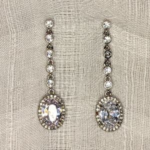Carolee nickle free rhinestone earrings